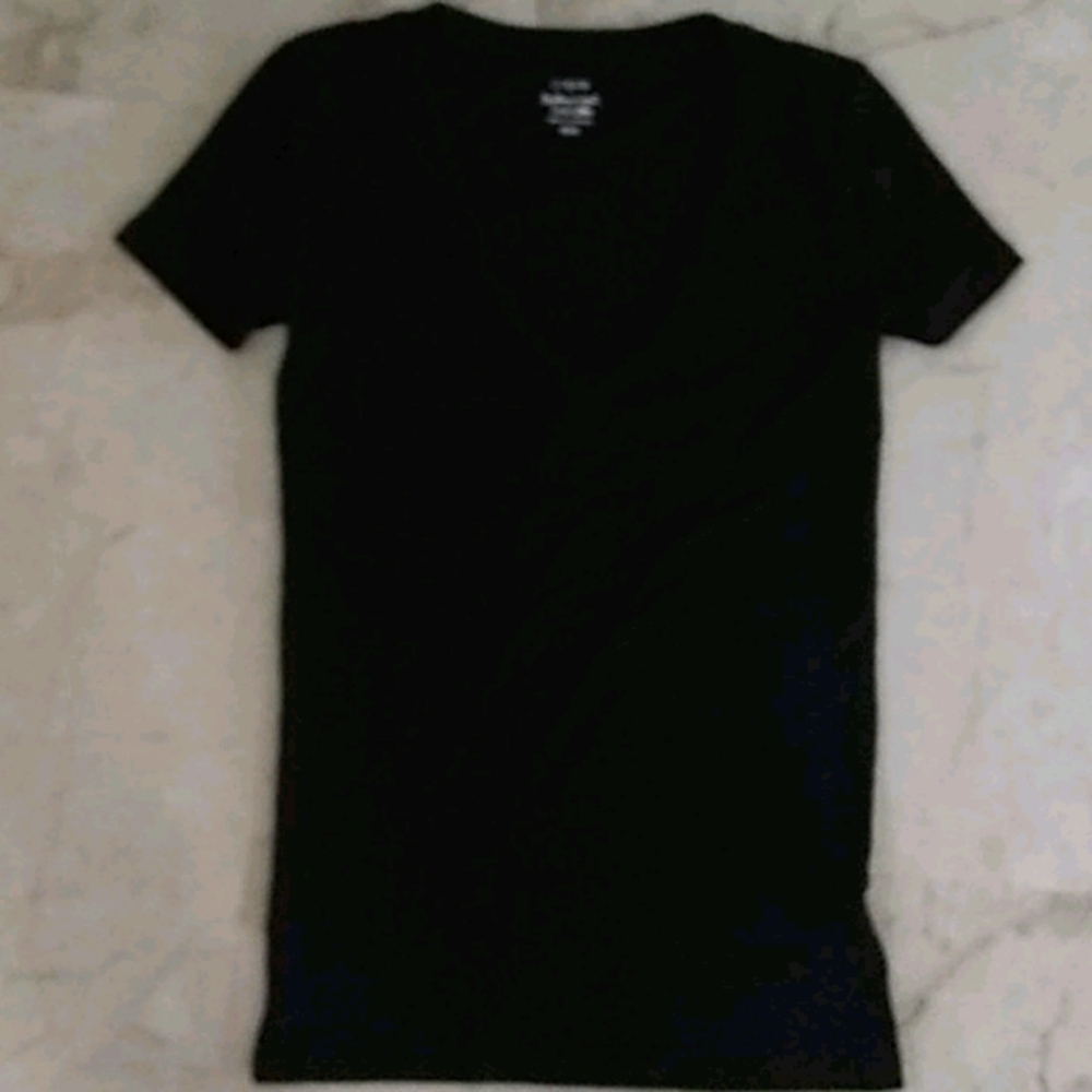 J.Crew feather weight v neck tee shirt.